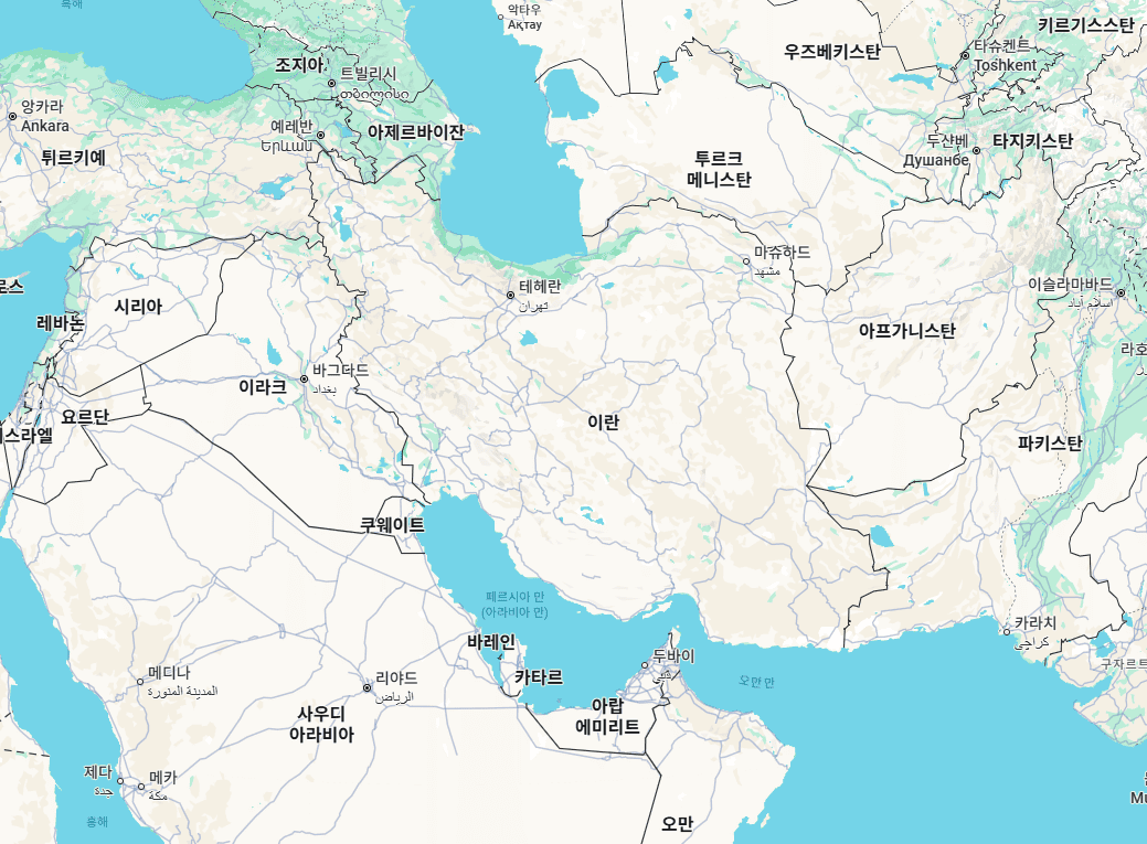 이란과 주변국들 이란